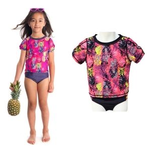 Appaman Zuma Neon Pineapple Rashguard Set